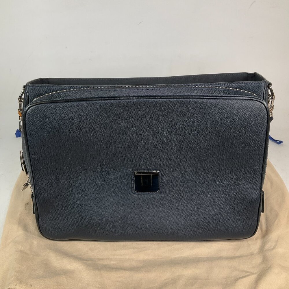 Louis Vuitton Taiga Leather Vassili GM Briefcase Shoulder Business Bag Dark Blue - Picture 12 of 16